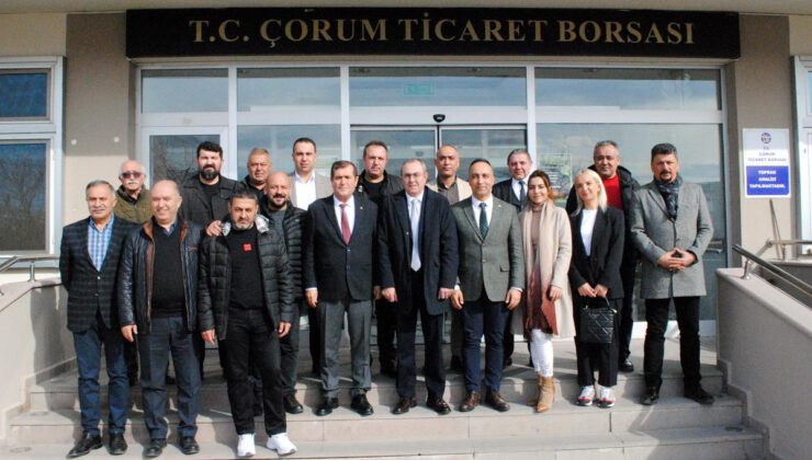 ÇÖPHÜSEYİNOĞLU’NA TİCARET BORSASI’NDA SICAK KARŞILAMA