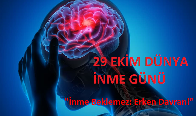 29 EKİM DÜNYA İNME GÜNÜ”İnme Beklemez: Erken Davran!”