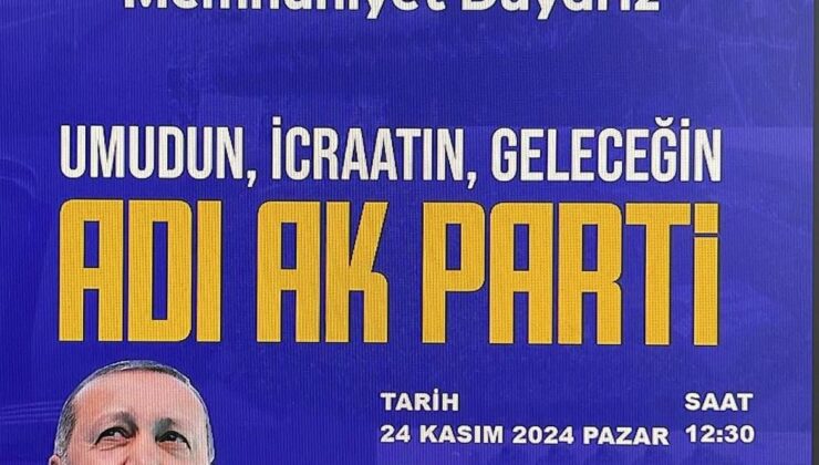 AKP’NİN KONGRESİNE İPTAL YAZISI GELMEDİ SEÇİM SÜRECİ DEVAM EDİYOR