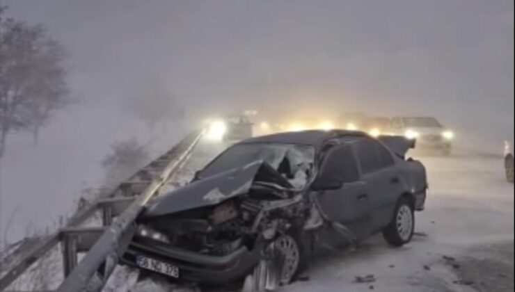 SAMSUN YOLU BUZ PİSTİNE DÖNDÜ: 1 ÖLÜ