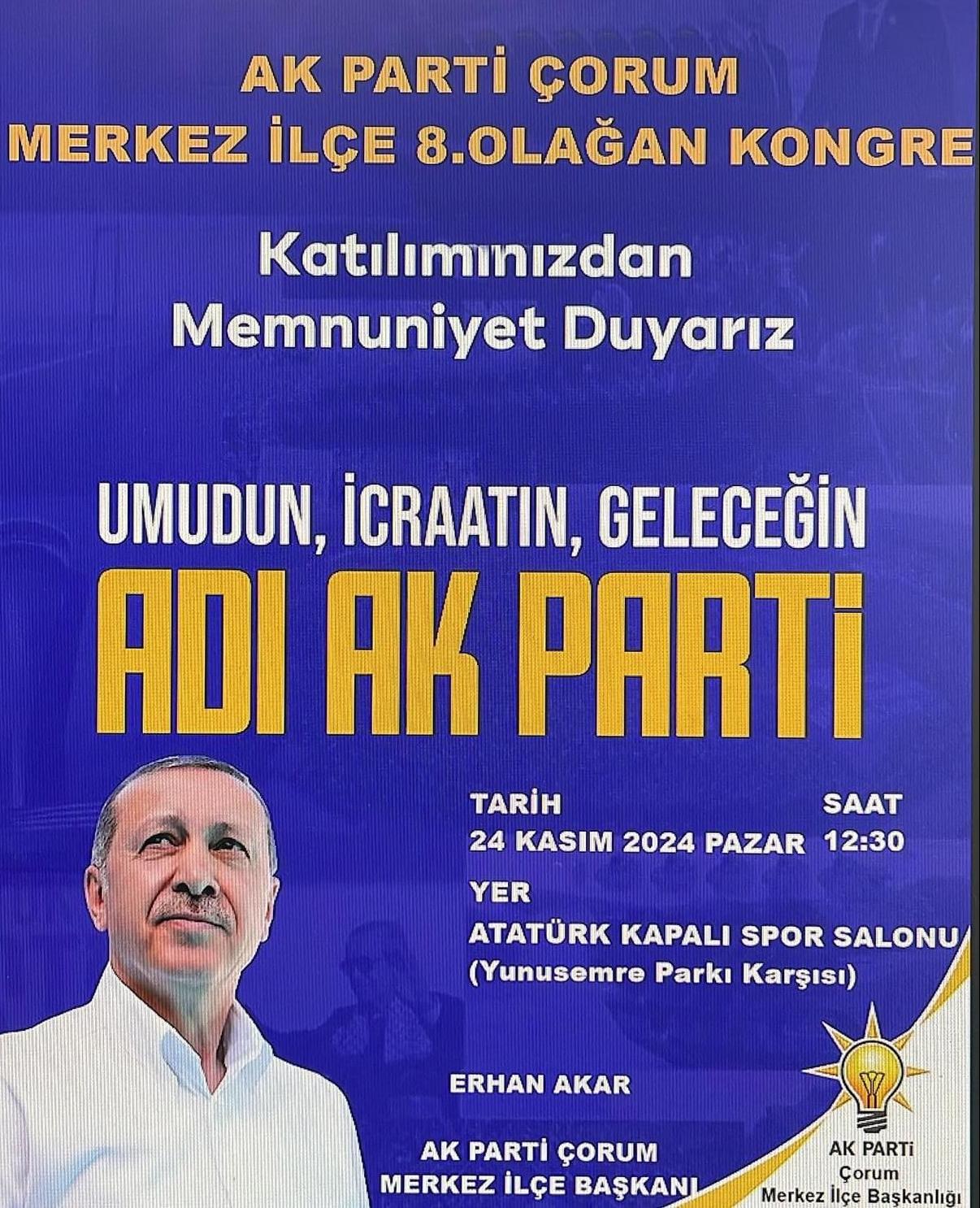 MERKEZDEN YAZI GELDİ KONGRE ERTELENDİ