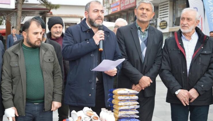 SAADET’TEN MAKARNALI PROTESTO!